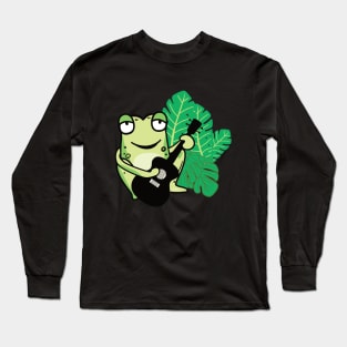 Music composer frog Long Sleeve T-Shirt